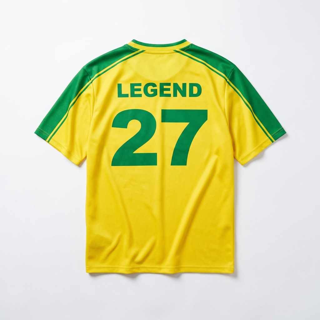 Brazil inspired away shirt back