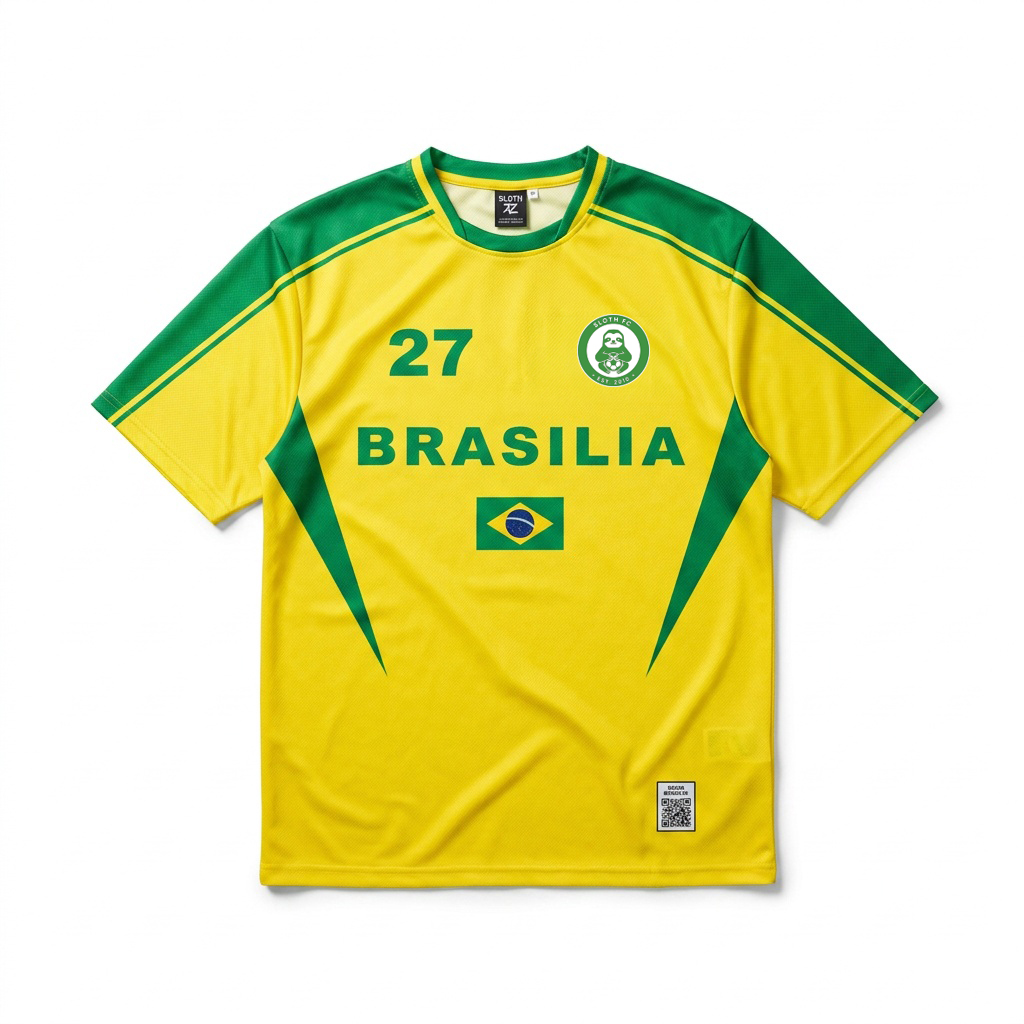 Brazil inspired away shirt front
