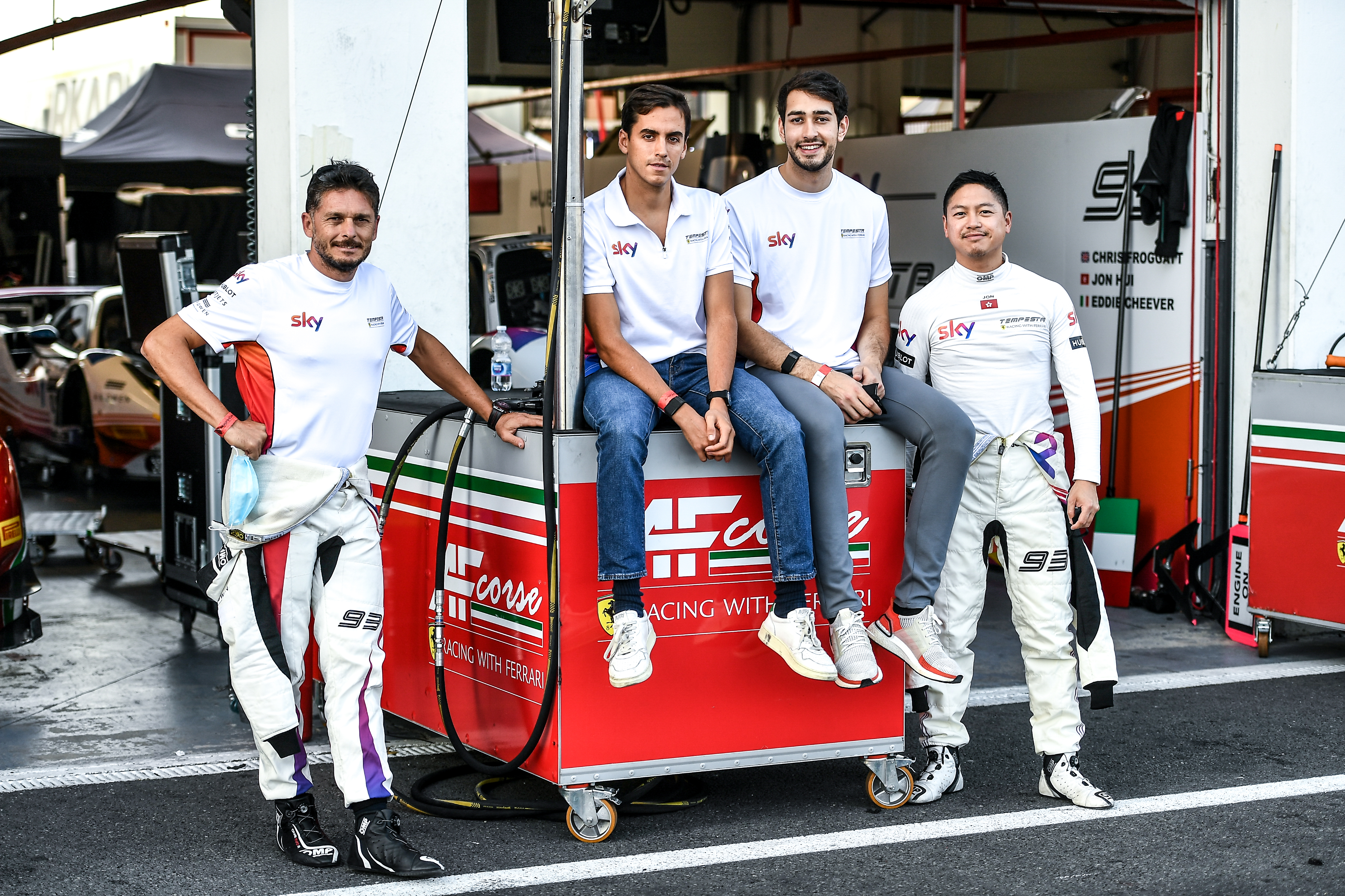 Racing team branded kit