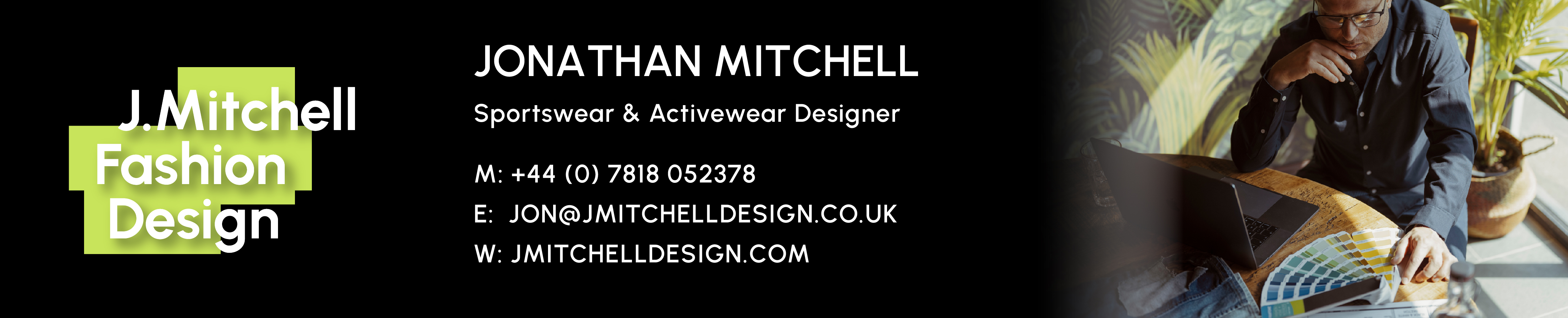 Jonathan Mitchell, Sportswear and Activewear Designer